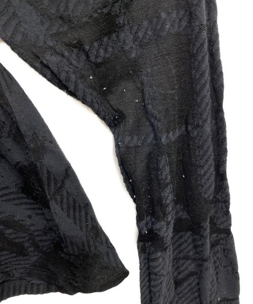 MM6 Maison Margiela（エムエムシックスメゾンマルジェラ）MM6 Maison Margiela (エムエムシックスメゾンマルジェラ) デザインカットソー ブラック サイズ:Mの古着・服飾アイテム