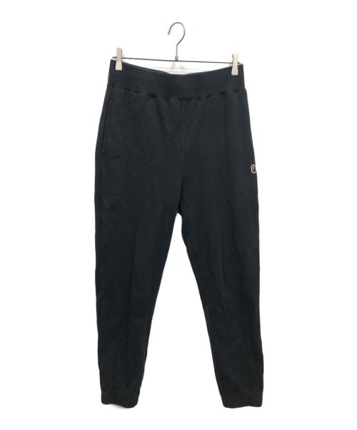 A BATHING APE（ア ベイシング エイプ）A BATHING APE (ア ベイシング エイプ) スウェットパンツ ブラック サイズ:Sの古着・服飾アイテム