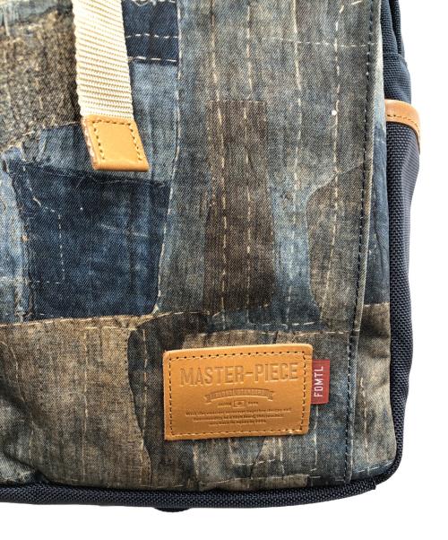 master-piece（マスターピース）master-piece (マスターピース) 刺し子プリントリュック ネイビーの古着・服飾アイテム