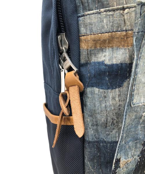 master-piece（マスターピース）master-piece (マスターピース) 刺し子プリントリュック ネイビーの古着・服飾アイテム