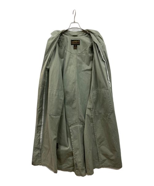 Eddie Bauer（エディーバウアー）Eddie Bauer (エディーバウアー) ノーカラーコート カーキ サイズ:Mの古着・服飾アイテム