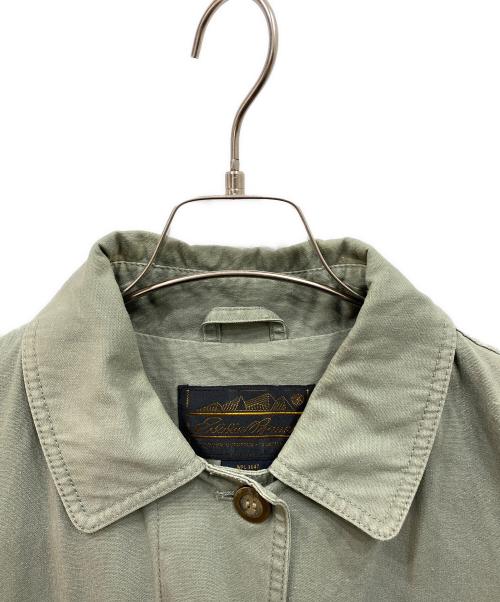 Eddie Bauer（エディーバウアー）Eddie Bauer (エディーバウアー) ノーカラーコート カーキ サイズ:Mの古着・服飾アイテム
