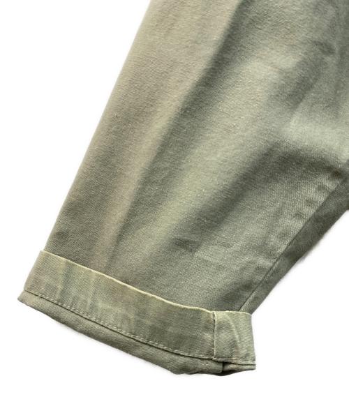 Eddie Bauer（エディーバウアー）Eddie Bauer (エディーバウアー) ノーカラーコート カーキ サイズ:Mの古着・服飾アイテム