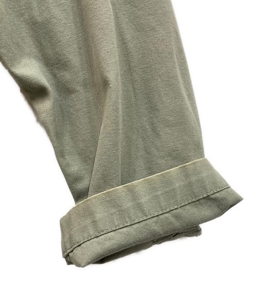 Eddie Bauer（エディーバウアー）Eddie Bauer (エディーバウアー) ノーカラーコート カーキ サイズ:Mの古着・服飾アイテム