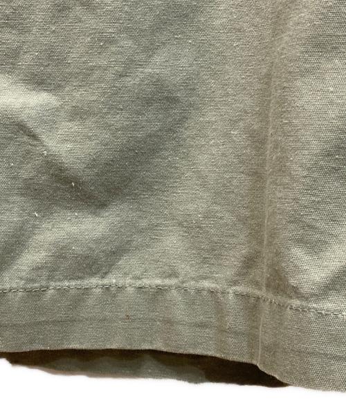 Eddie Bauer（エディーバウアー）Eddie Bauer (エディーバウアー) ノーカラーコート カーキ サイズ:Mの古着・服飾アイテム