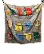 HERMESエルメス）の古着「TOUS EN SELLE カレ90」｜マルチカラー