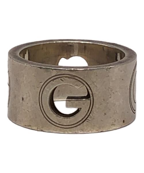 GUCCI（グッチ）GUCCI (グッチ) Gロゴワイドリング シルバー サイズ:12号の古着・服飾アイテム