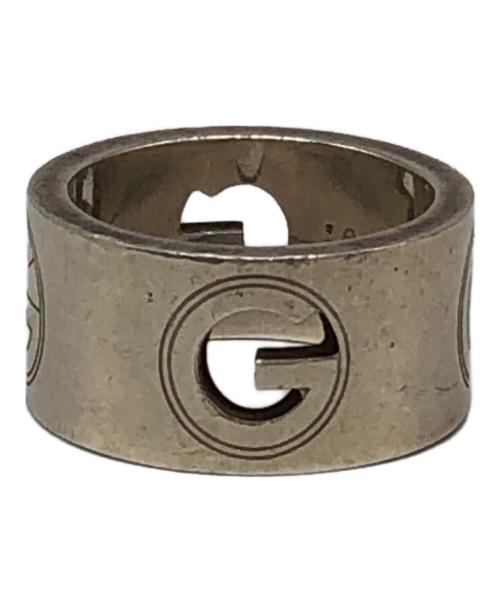 GUCCI（グッチ）GUCCI (グッチ) Gロゴワイドリング シルバー サイズ:12号の古着・服飾アイテム