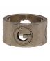 GUCCI (グッチ) Gロゴワイドリング シルバー サイズ:12号：8000円