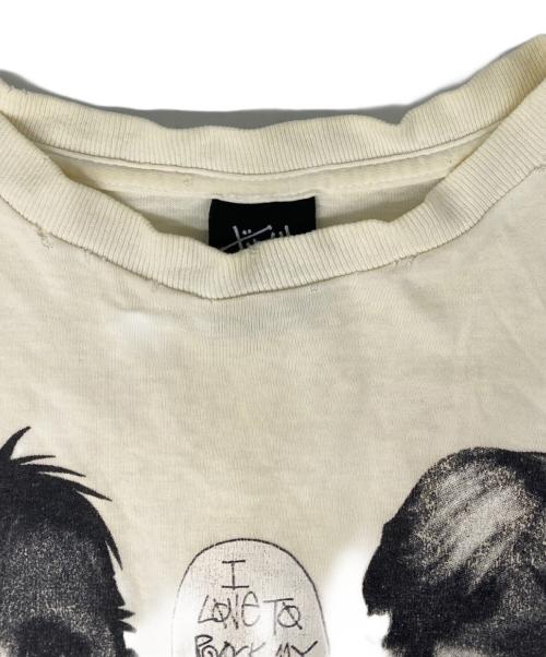 stussy（ステューシー）stussy (ステューシー) ロングスリーブTシャツ ホワイト サイズ:Sの古着・服飾アイテム