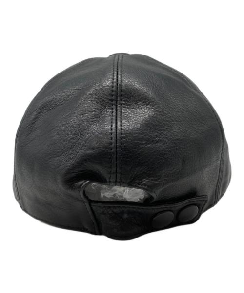 MOTSCH POUR HERMES（モッチプールエルメス）MOTSCH POUR HERMES (モッチプールエルメス) レザーキャップの古着・服飾アイテム
