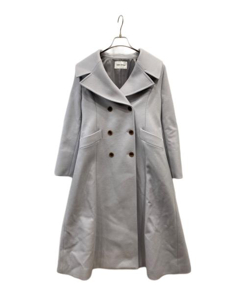 EMMEL REFINES（エメル リファインズ）EMMEL REFINES (エメル リファインズ) EM ダブルボタン ロングコート ラベンダー サイズ:Mの古着・服飾アイテム