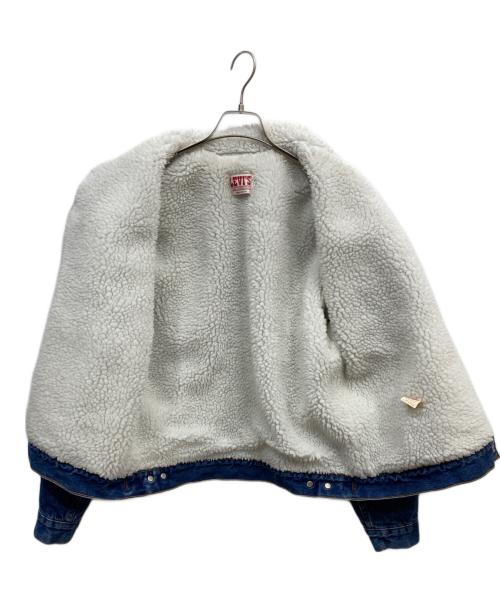 LEVI'S（リーバイス）LEVI'S (リーバイス) 裏ボアデニムジャケット ブルー サイズ:42の古着・服飾アイテム