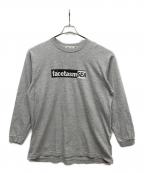 WIND AND SEA×FACETASMウィンダンシー×ファセッタズム）の古着「ロゴプリントカットソー」｜グレー
