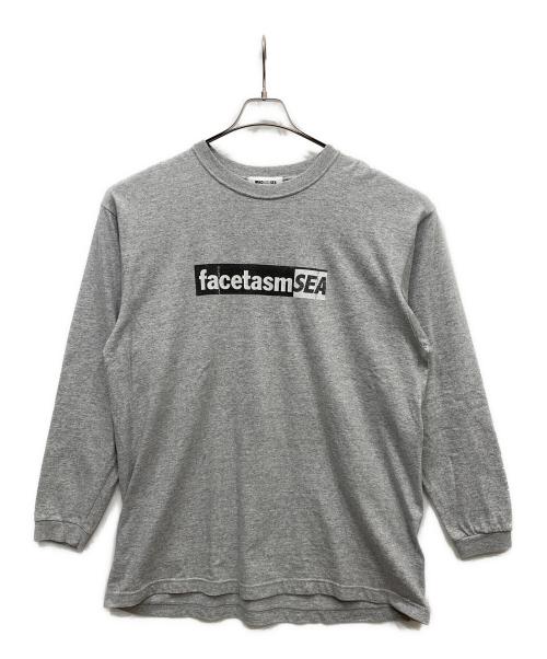 WIND AND SEA（ウィンダンシー）WIND AND SEA (ウィンダンシー) FACETASM (ファセッタズム) ロゴプリントカットソー グレー サイズ:FREEの古着・服飾アイテム