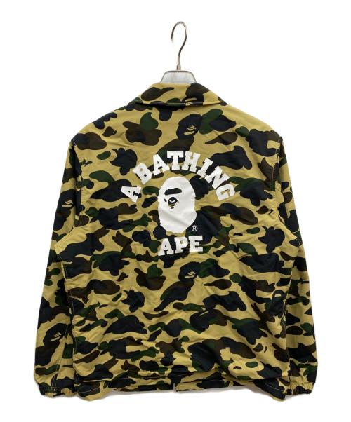 A BATHING APE（ア ベイシング エイプ）A BATHING APE (ア ベイシング エイプ) 1ST CAMO COACH JACKET ベージュ サイズ:Lの古着・服飾アイテム