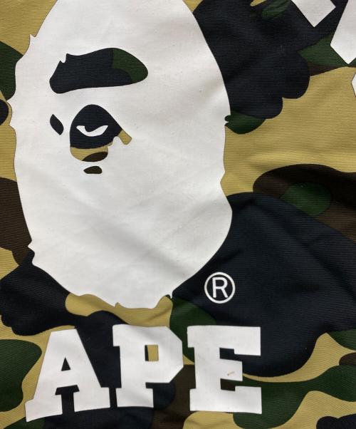 A BATHING APE（ア ベイシング エイプ）A BATHING APE (ア ベイシング エイプ) 1ST CAMO COACH JACKET ベージュ サイズ:Lの古着・服飾アイテム