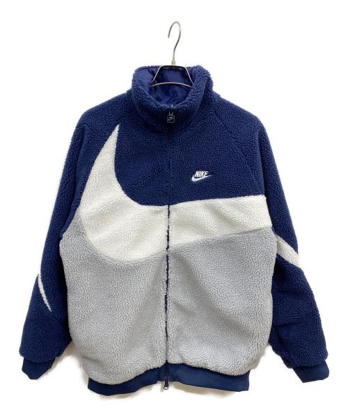 NIKE（ナイキ）NIKE (ナイキ) ボアジャケット ブルー サイズ:Mの古着・服飾アイテム