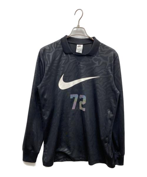 NIKE（ナイキ）NIKE (ナイキ) Long-Sleeve Top ゲームシャツ ブラック サイズ:Sの古着・服飾アイテム
