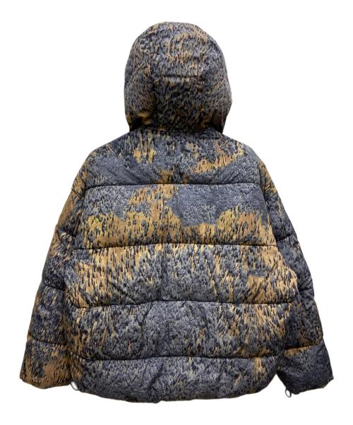 DIESEL（ディーゼル）DIESEL (ディーゼル) W-bogaert Puffer Jacket ブルー×ブラウン サイズ:44の古着・服飾アイテム