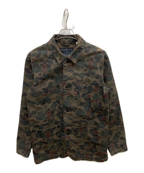 LEVI'S（リーバイス）LEVI'S (リーバイス) カモ柄ジャケット ブラウン サイズ:Sの古着・服飾アイテム