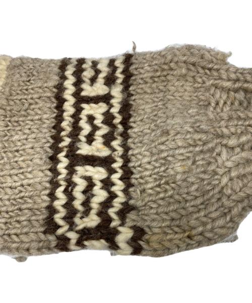 CANADIAN SWEATER（カナディアンセーター）CANADIAN SWEATER (カナディアンセーター) カウチンニットカーディガン ブラウン サイズ:-の古着・服飾アイテム