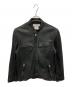 REMI RELIEF（レミレリーフ）の古着「ラムレザージャケット」｜ブラック