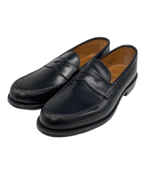 Alden（オールデン）Alden (オールデン) BEAMS (ビームス) PENNY LOAFER CALF ブラック サイズ:81/2Dの古着・服飾アイテム