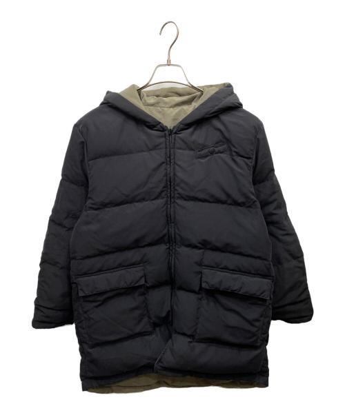 Yohji Yamamoto D'URBAN A.A.R（ヨウジ ヤマモト × ダーバンアール）Yohji Yamamoto D'URBAN A.A.R (ヨウジ ヤマモト × ダーバンアール) フーデットリバーシブルダウンジャケット カーキ×ブラック サイズ:Mの古着・服飾アイテム