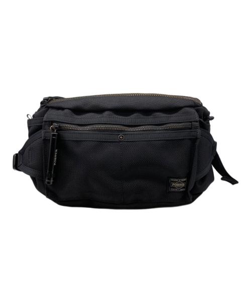 PORTER（ポーター）PORTER (ポーター) ウエストポーチ ブラックの古着・服飾アイテム