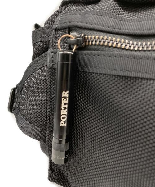 PORTER（ポーター）PORTER (ポーター) ウエストポーチ ブラックの古着・服飾アイテム