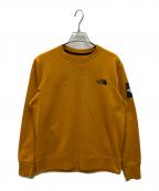 THE NORTH FACEザ ノース フェイス）の古着「SQUARE LOGO CREW」｜オレンジ