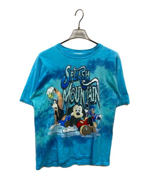 Walt Disney World（ウォルトディズニーワールド）WALT Disney World (ウォルトディズニーワールド) プリントTシャツ ブルー サイズ:Mの古着・服飾アイテム