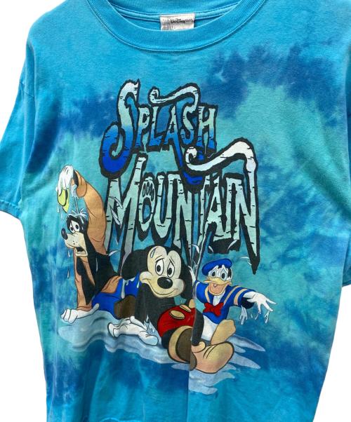 Walt Disney World（ウォルトディズニーワールド）WALT Disney World (ウォルトディズニーワールド) プリントTシャツ ブルー サイズ:Mの古着・服飾アイテム