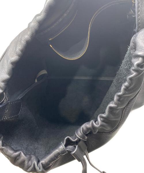 A.P.C.（アーペーセー）A.P.C. (アーペーセー) レザーショルダーバッグ ブラックの古着・服飾アイテム