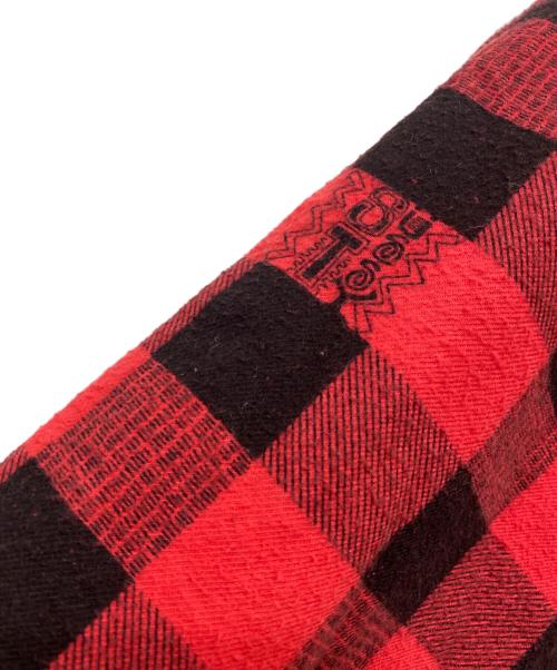 OLD STUSSY（オールドステューシー）OLD STUSSY (オールドステューシー) チェックシャツジャケット レッド サイズ:Lの古着・服飾アイテム