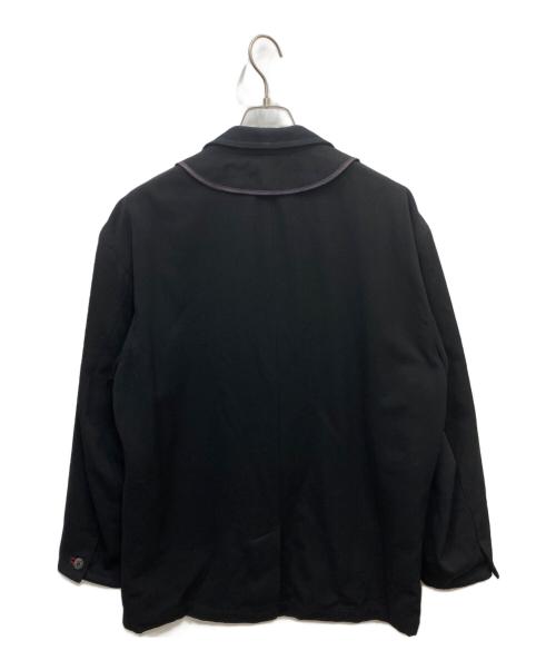 MOMENTODUE（MOMENTODUE）MOMENTODUE (MOMENTODUE) ウールジャケット ブラック サイズ:46の古着・服飾アイテム