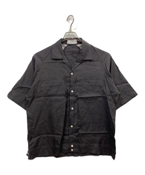 MARKA（マーカ）MARKA (マーカ) VIYELLA BOWLING SHIRT ブラック サイズ:2の古着・服飾アイテム