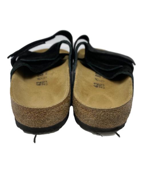 BIRKENSTOCK（ビルケンシュトック）BIRKENSTOCK (ビルケンシュトック) スウェードサンダル ブラック サイズ:27㎝の古着・服飾アイテム