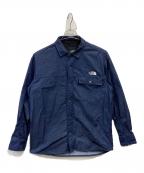 THE NORTH FACEザ ノース フェイス）の古着「L/S NYLON DENIM NUPTSE SHIRT」｜インディゴ