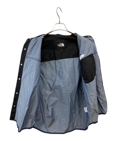 THE NORTH FACE（ザ ノース フェイス）THE NORTH FACE (ザ ノース フェイス) L/S NYLON DENIM NUPTSE SHIRT インディゴ サイズ:Mの古着・服飾アイテム