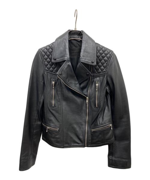 ALL SAINTS（オールセインツ）ALL SAINTS (オールセインツ) レザージャケット ブラック サイズ:4の古着・服飾アイテム
