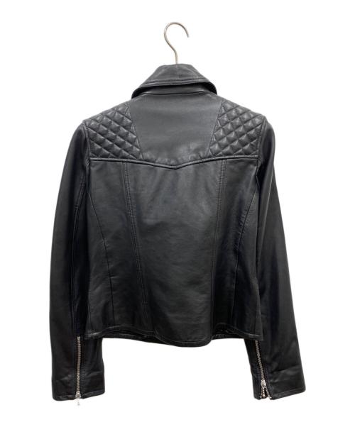 ALL SAINTS（オールセインツ）ALL SAINTS (オールセインツ) レザージャケット ブラック サイズ:4の古着・服飾アイテム