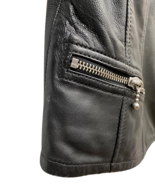ALL SAINTS（オールセインツ）ALL SAINTS (オールセインツ) レザージャケット ブラック サイズ:4の古着・服飾アイテム