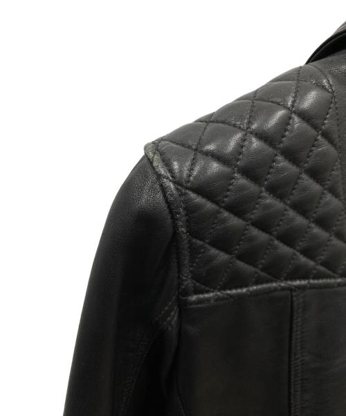 ALL SAINTS（オールセインツ）ALL SAINTS (オールセインツ) レザージャケット ブラック サイズ:4の古着・服飾アイテム