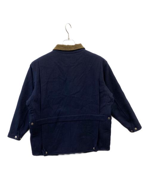 POLO RALPH LAUREN（ポロ・ラルフローレン）POLO RALPH LAUREN (ポロ・ラルフローレン) 襟コーデュロイウールジャケット ネイビー サイズ:150の古着・服飾アイテム