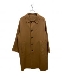 LA BOUCLE（ラ ブークル）の古着「ウールカシミヤ リバーコート」｜ブラウン