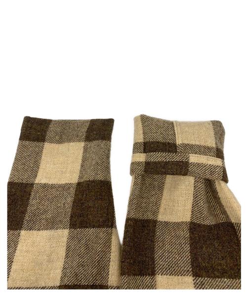 WYTHE NEW YORK（ワイス ニューヨーク）WYTHE NEW YORK (ワイス ニューヨーク) SHET TWEED HUNTING JKT ブラウン サイズ:Lの古着・服飾アイテム