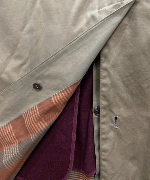 Yves Saint Laurent（イヴサンローラン）Yves Saint Laurent (イヴサンローラン) ライナー付ステンカラーコート オリーブ サイズ:Mの古着・服飾アイテム