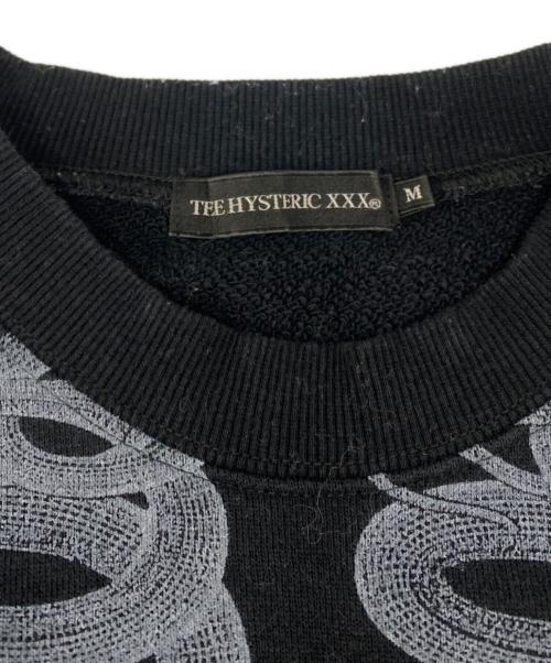 Thee Hysteric XXX（ジィ ヒステリックトリプルエックス）Thee Hysteric XXX (ジィ ヒステリックトリプルエックス) SNAKE LOOP SWEAT グレー サイズ:Mの古着・服飾アイテム